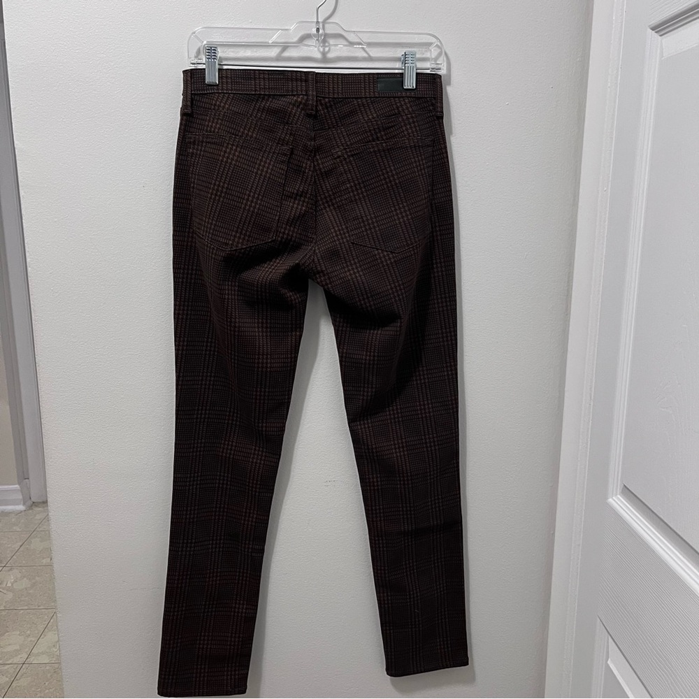 AG ADRIANO GOLDSCHMIED PRIMA ANKLE IN HOUNDSTOOTH PLAID FOLKSTONE SIZE 27 - Picture 9 of 15